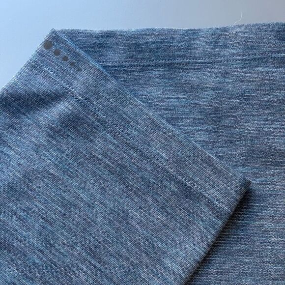 Title nine she leads pants pull-on space-dyed' Ponte knit blue XS new - Picture 10 of 12